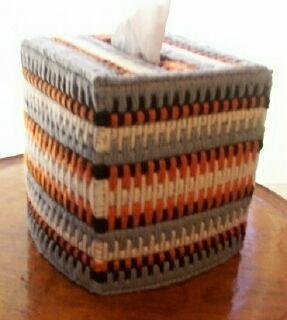 Native American Tissue Box Cover /w tissue