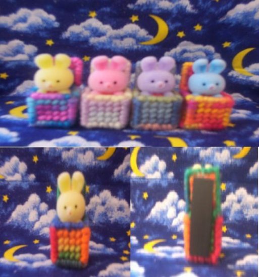 Cute Little Bunnies in a Box Magnets