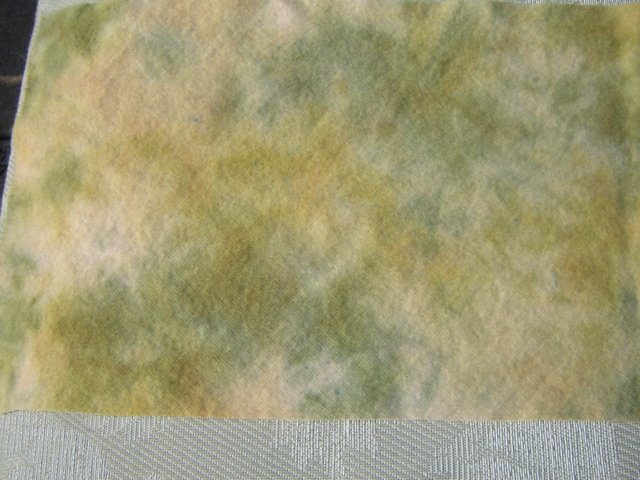 Wilted spot dyed rug hooking wool - Skip To My Ewe
