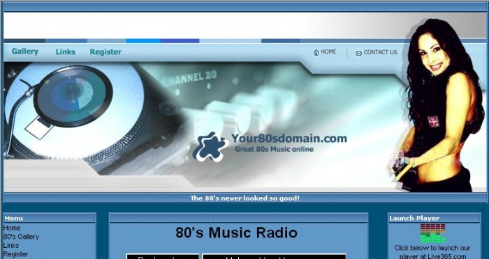 80s Web Radio Station