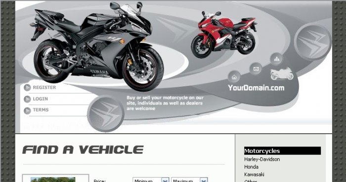 Bike Classifieds Website