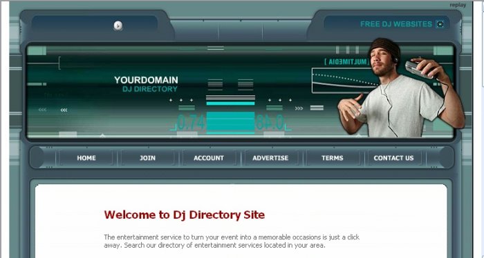 DJ Directory Website