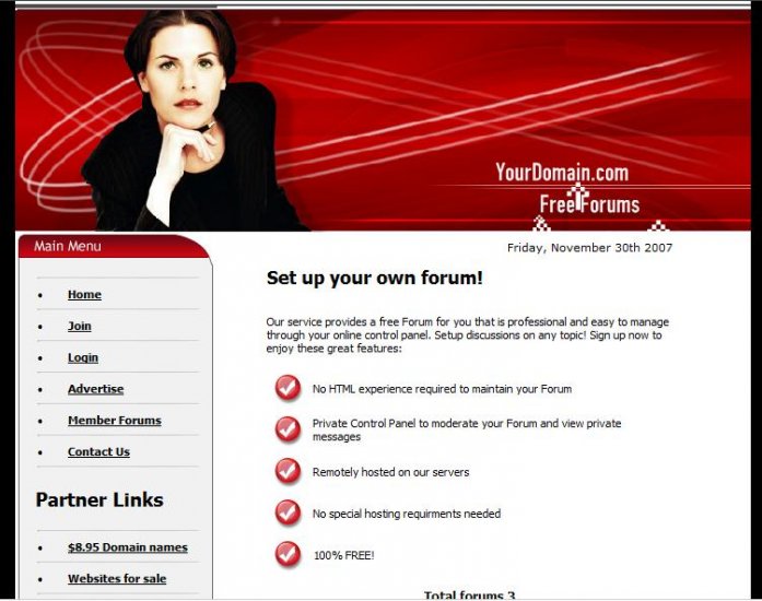 Free Forum Website