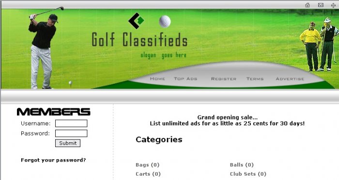 Golf Classifieds