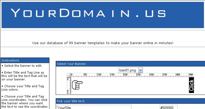 Banner Maker Website