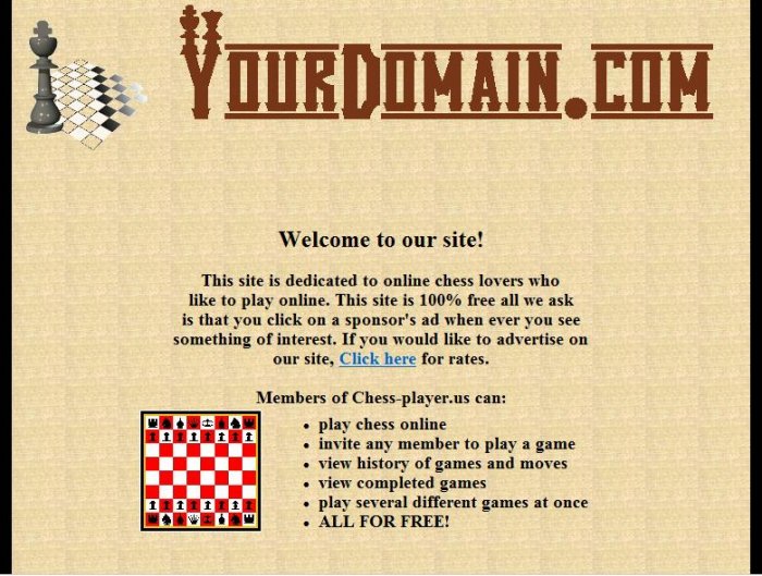 Chess Website