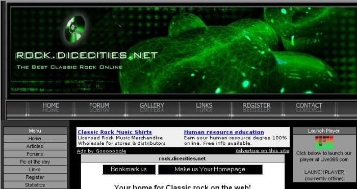 Rock Web Radio Station