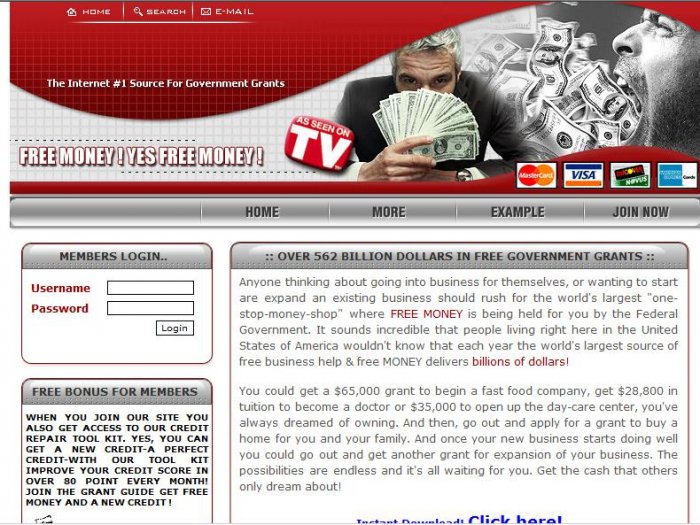 Grant Info Website
