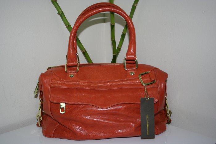 NEW Rebecca Minkoff Morning After Mini in Tangerine