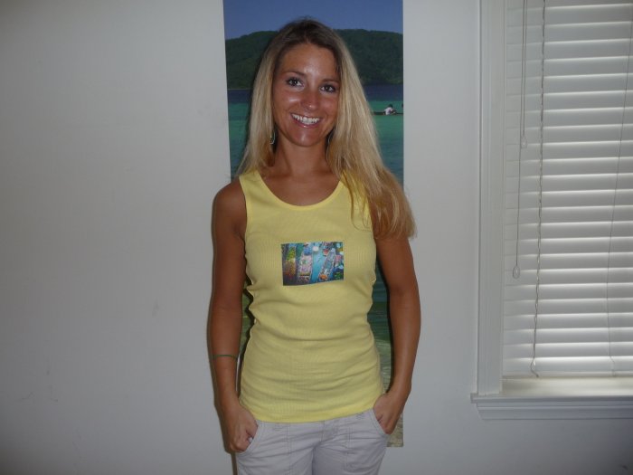 Yellow Tank Tropical Travel Floating Market Thailand Small