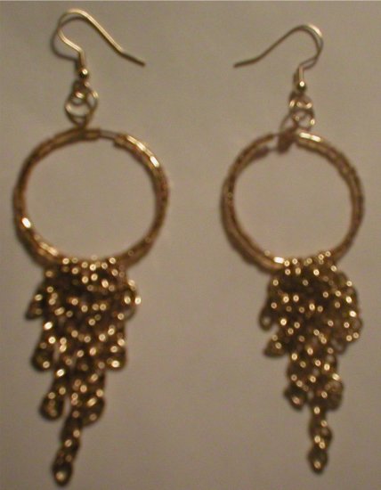 5 Strand Chain Dangle Earrings