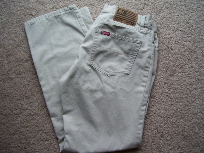 Womens Ralph Lauren Khaki Jeans