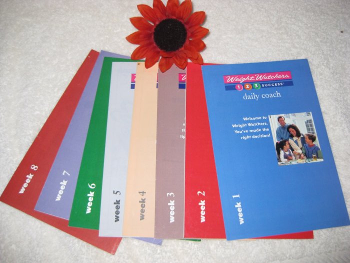 Weight Watchers 1,2,3 Success Daily Coach Booklets
