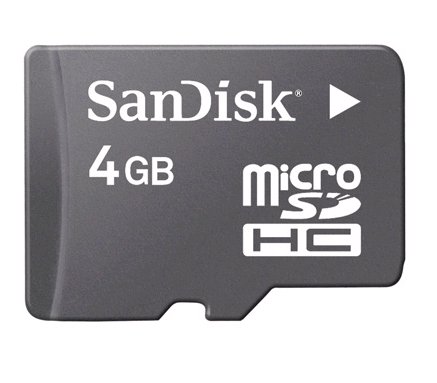 Sandisk 4GB MicroSDHC (MicroSD High Capacity) Memory Card