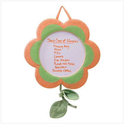 PLUSH FLOWER WALL WRITING BOARD