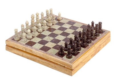 SOAPSTONE CARVED CHESS SET