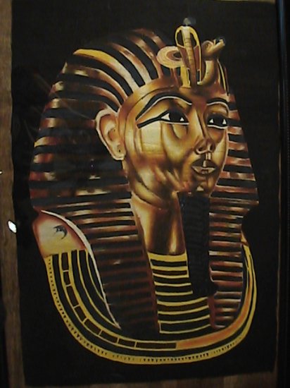 King Tut golden mask( side view)