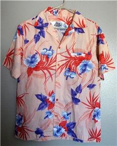 VINTAGE 70'S HILO HATTIES WOMEN'S SHIRT--SIZE MEDIUM