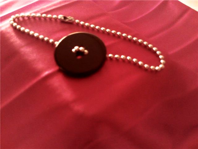 Black Button Bracelet