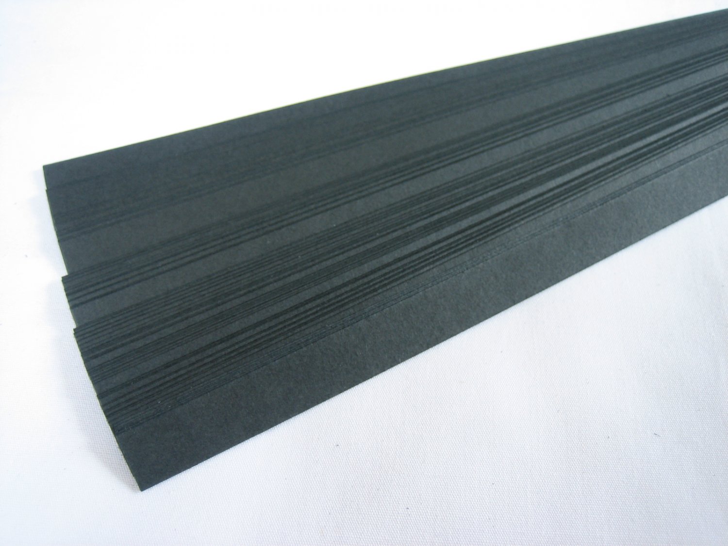 100 strips Solid Black Origami Folding Lucky Star Paper Strips