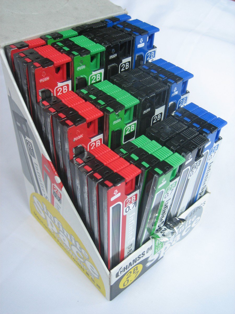 Wholesale 48 tubes 0.7mm Mechanical Pencil Refil Lead 75mm