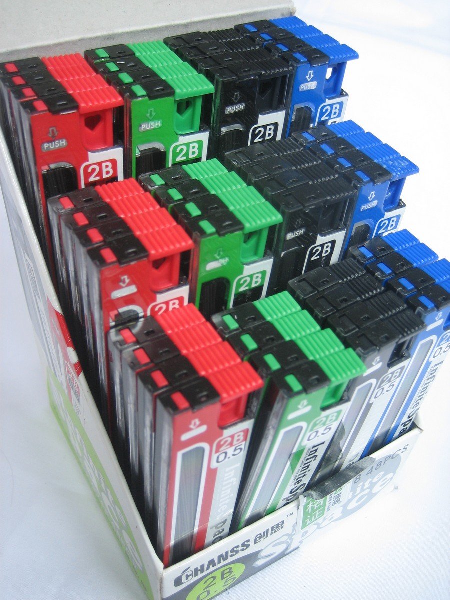 Wholesale 48 tubes 0.5mm Mechanical Pencil Refil Lead 75mm