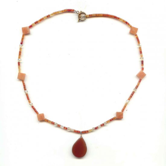 Honey Agate Necklace