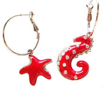 Seahorse & Starfishes By The Seashore