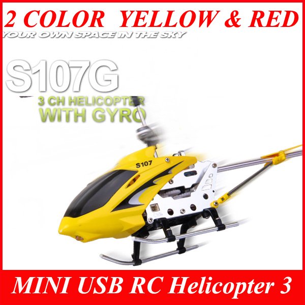 Syma S107G MINI USB RC Helicopter 3 CH GYRO RTF Metal