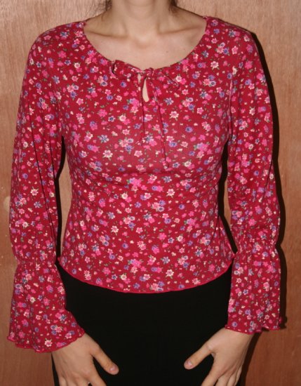 Feminine Top Shirt Blouse S