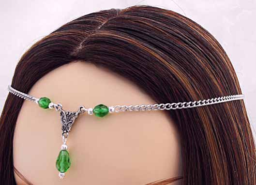 CUSTOM color Renaissance Wedding SCA CIRCLET tiara crown diadem medieval head piece
