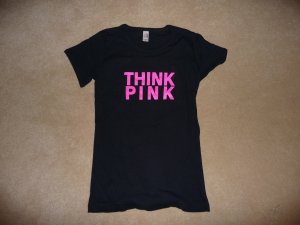 Think Pink T-Shirt - Size Medium