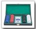 Maxam 120 Poker Chip Set with a Deck of Cards.