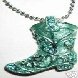 TURQUOISE COWGIRL BOOT NECKLACE