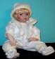 16" BLONDE PORCELAIN BISQUE COLLECTIBLE BABY DOLL