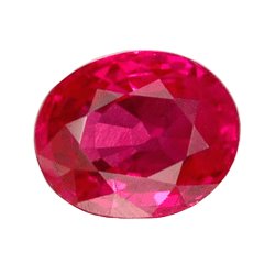 RED OVAL RUBY