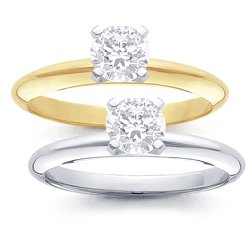 HALF CARAT DIAMOND SOLITAIRE RING