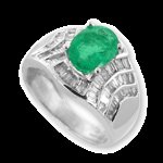 COLUMBIAN EMERALD RING