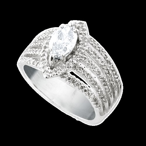 WHITE DIAMOND RING