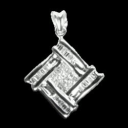 WHITE GOLD DIAMOND PENDANT