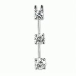 ONE CARAT THREE STONE DIAMOND PENDANT