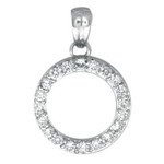 HALF CARAT CIRCLE OF LOVE DIAMOND PENDANT