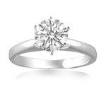 ** ONE CARAT DIAMOND ENGAGEMENT RING **