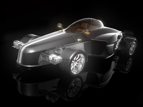 aD Tramontana Car Poster Print on 10 mil Archival Satin Paper 16" x 12"