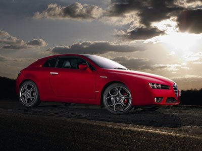 Alfa Romeo Brera S Car Poster Print on 10 mil Archival Satin Paper 16" x 12"