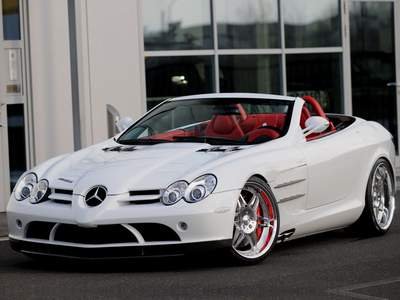 Brabus Mercedes Benz SLR Roadster Car Poster Print 16" x 12"