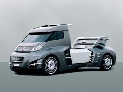 Fiat Ducato Truckster Poster Print on 10 mil Archival Satin Paper 16" x 12"