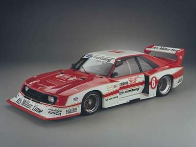 Ford Mustang Miller Race Car Poster Print on 10 mil Archival Satin Paper 16" x 12""