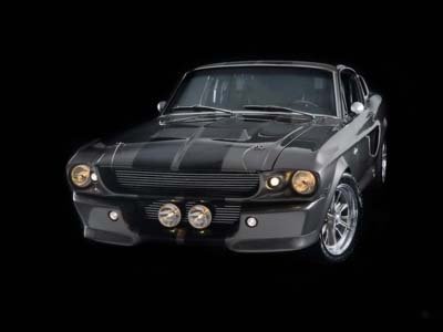 Shelby Mustang Eleanor Car Poster Print on 10 mil Archival Satin Paper 16" x 12""