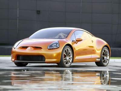 Mitsubishi Eclipse Concept E Car Poster Print on 10 mil Archival Satin Paper 16" x 12"
